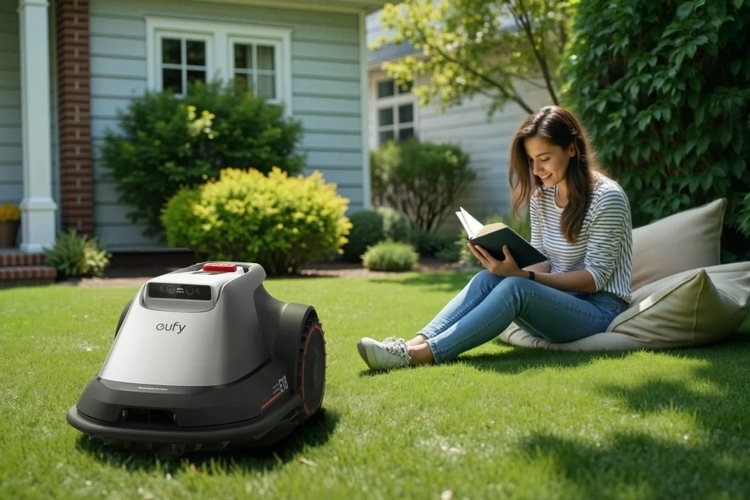 Eufy E15 Robot Lawnmower Uses AI Vision for Precise and Efficient Cutting