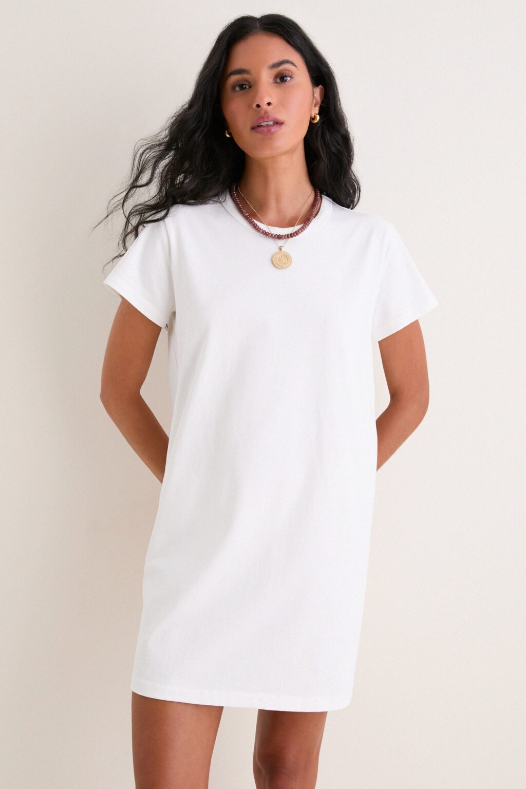Tuckernuck White Parker Mini Dress Review: I Read Every Buyer Review So You Don’t Have To Tuckernuck White Parker Mini Dress in white cotton, front view