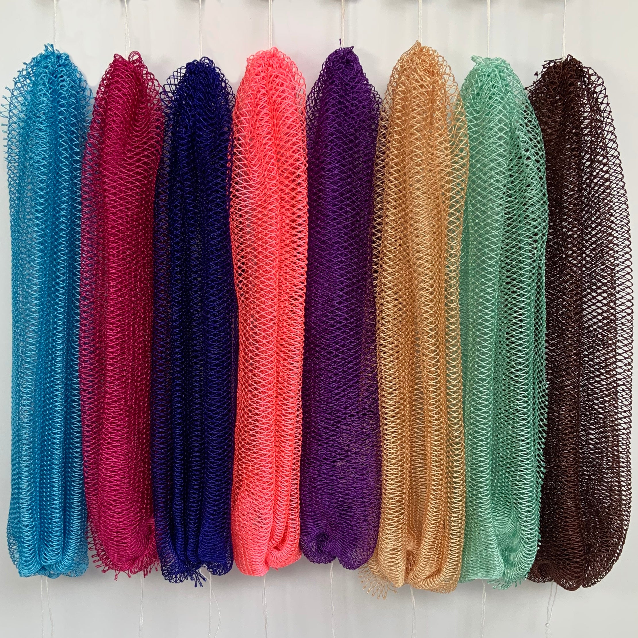 2 PCS Authentic African Exfoliating Net Bath Sponge product overview