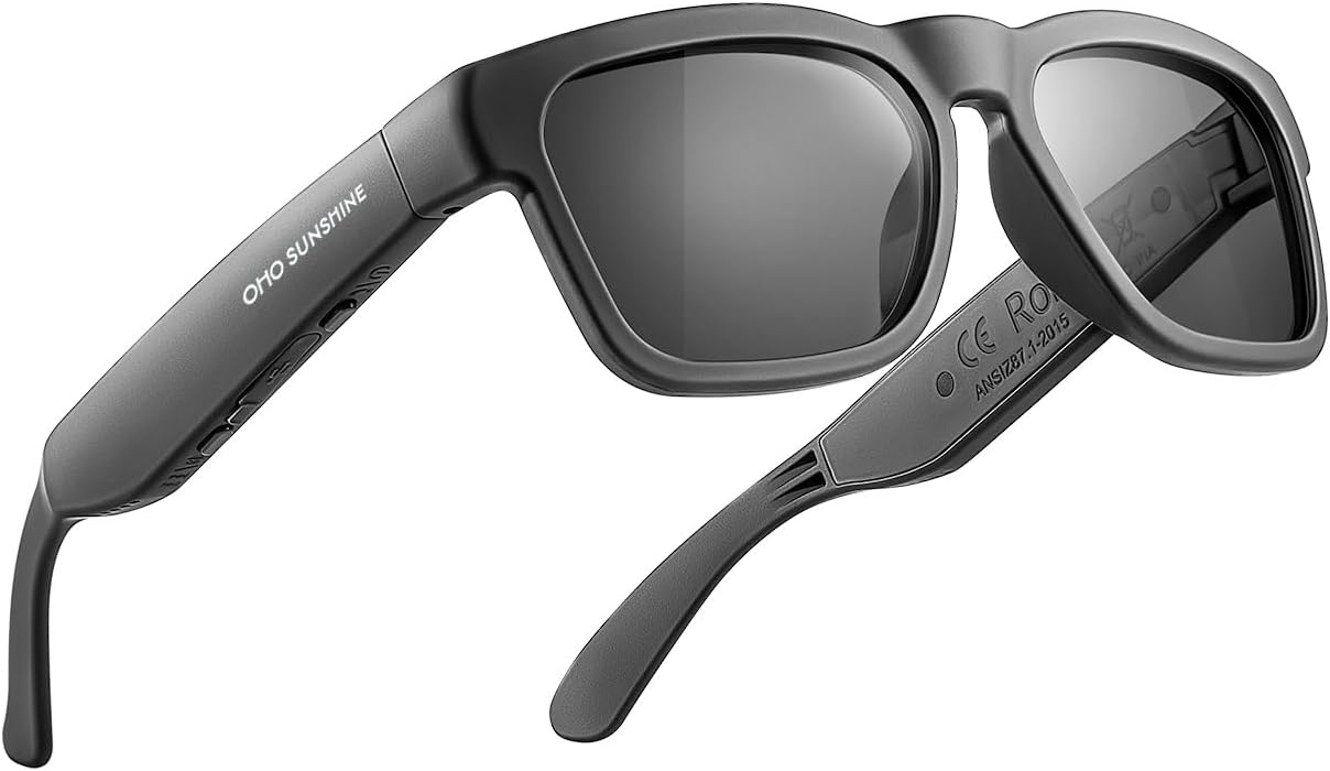 OhO sunshine Bluetooth Audio Sunglasses, open ear design