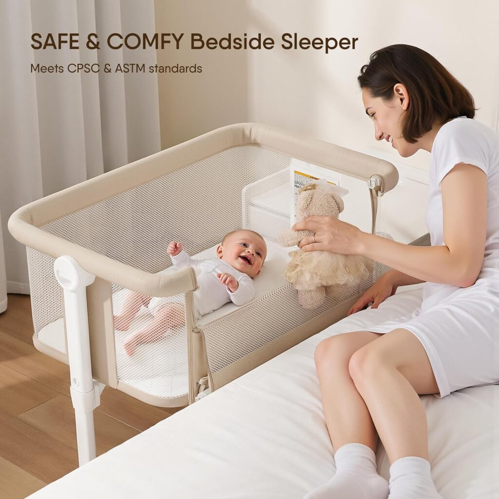 Taylengrow bedside bassinet marketed as meeting CPSC and ASTM safety standards