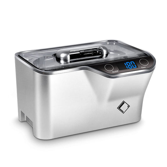 LifeBasis CDS-100 ultrasonic jewelry cleaner with jewelry basket