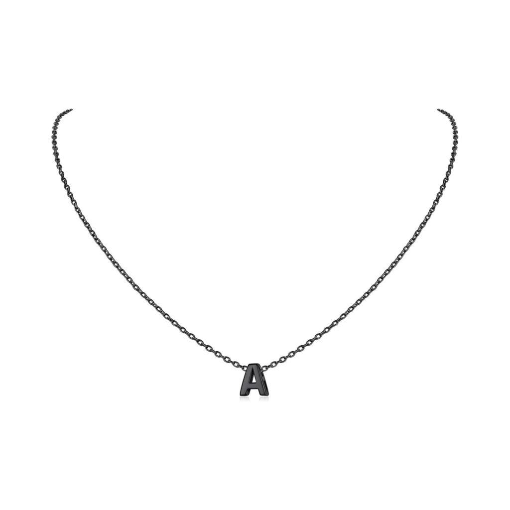 ChicSilver Initial Dainty Necklace in sterling silver