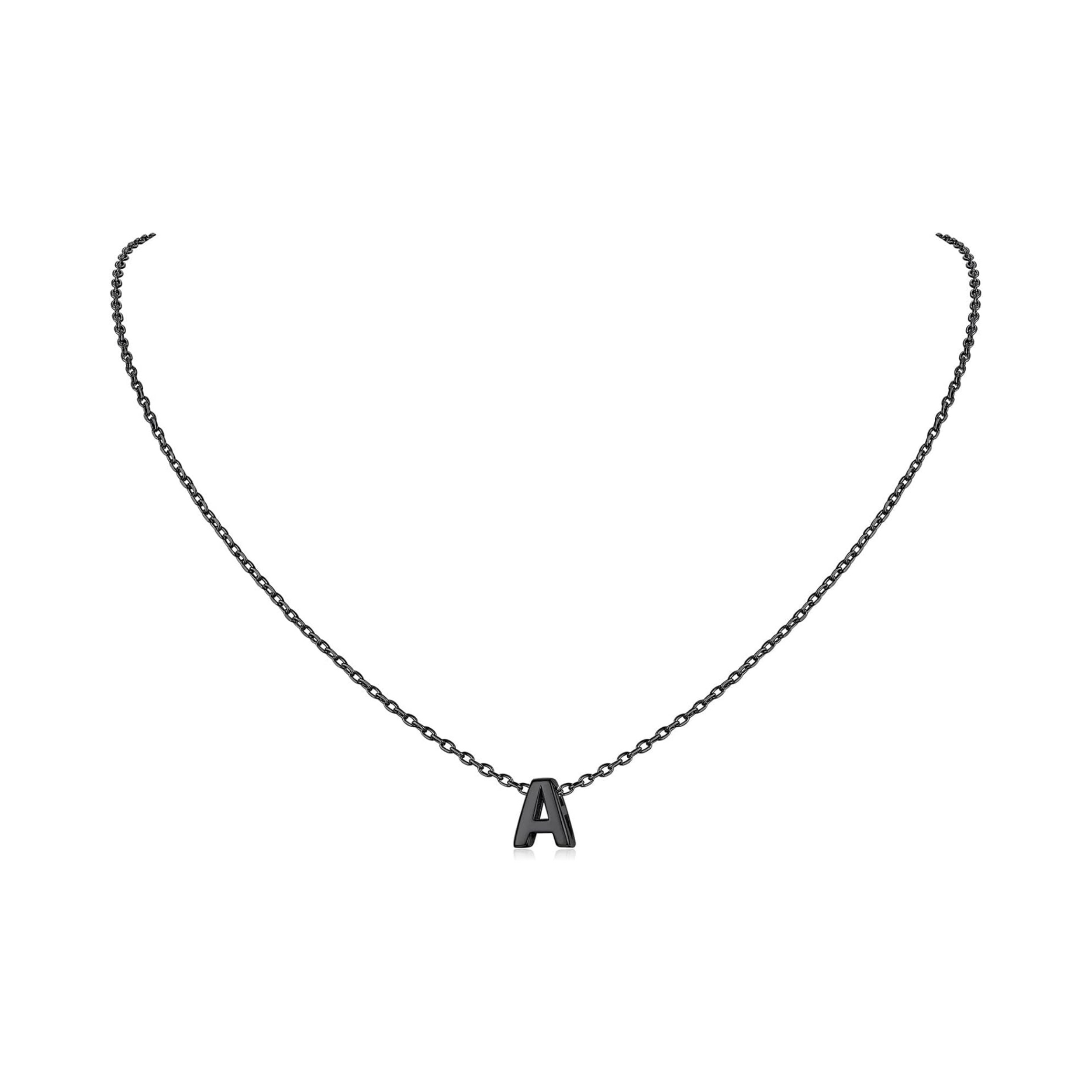 ChicSilver Initial Dainty Necklace in sterling silver