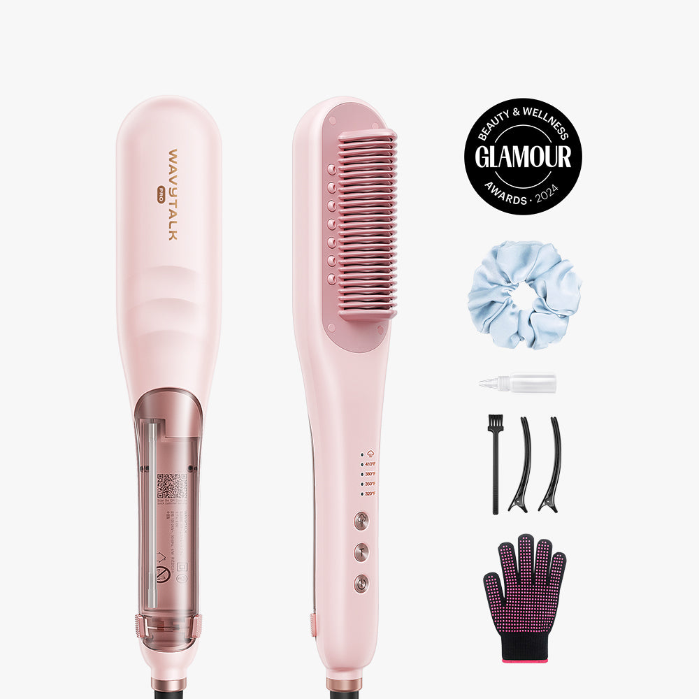 Wavytalk Steamline Pro steam straightening brush with water tank