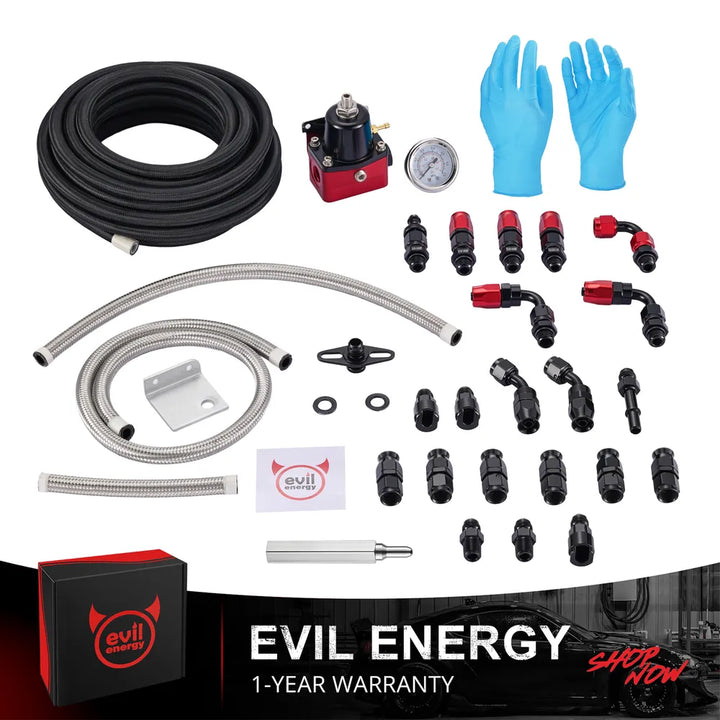 EVIL ENERGY 6AN adjustable fuel pressure regulator from the LS Swap Fuel System Kit