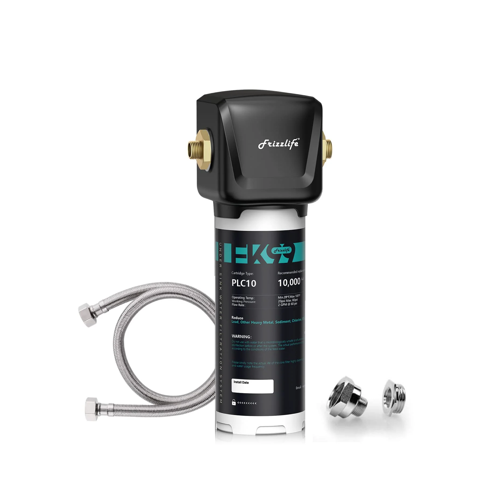 Frizzlife FK99 direct-connect under-sink water filter system