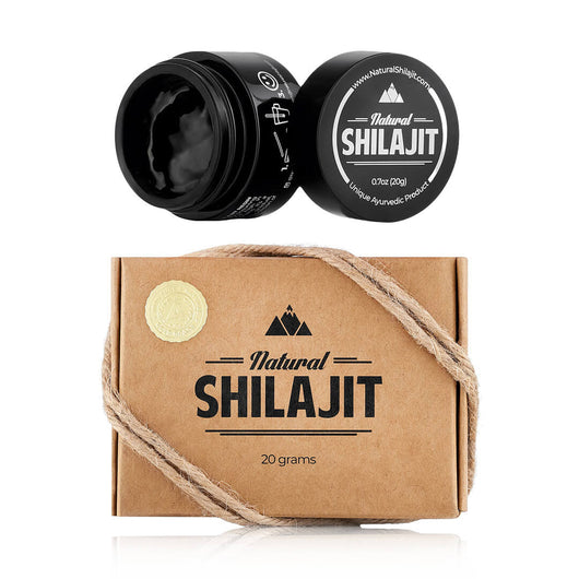 Natural Shilajit Resin 20 gram jar