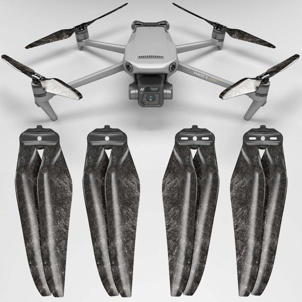 Master Airscrew STEALTH propellers for DJI Mavic 3 in carbon fiber