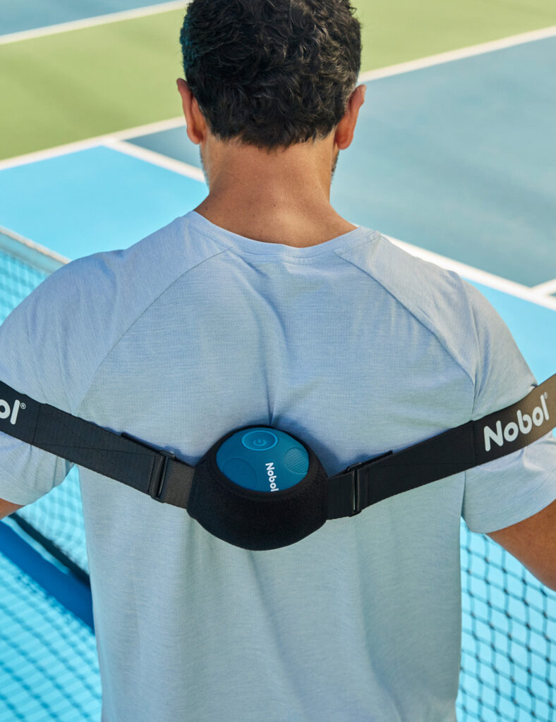 Nobol MyoSphere vibration massage ball with recovery belt