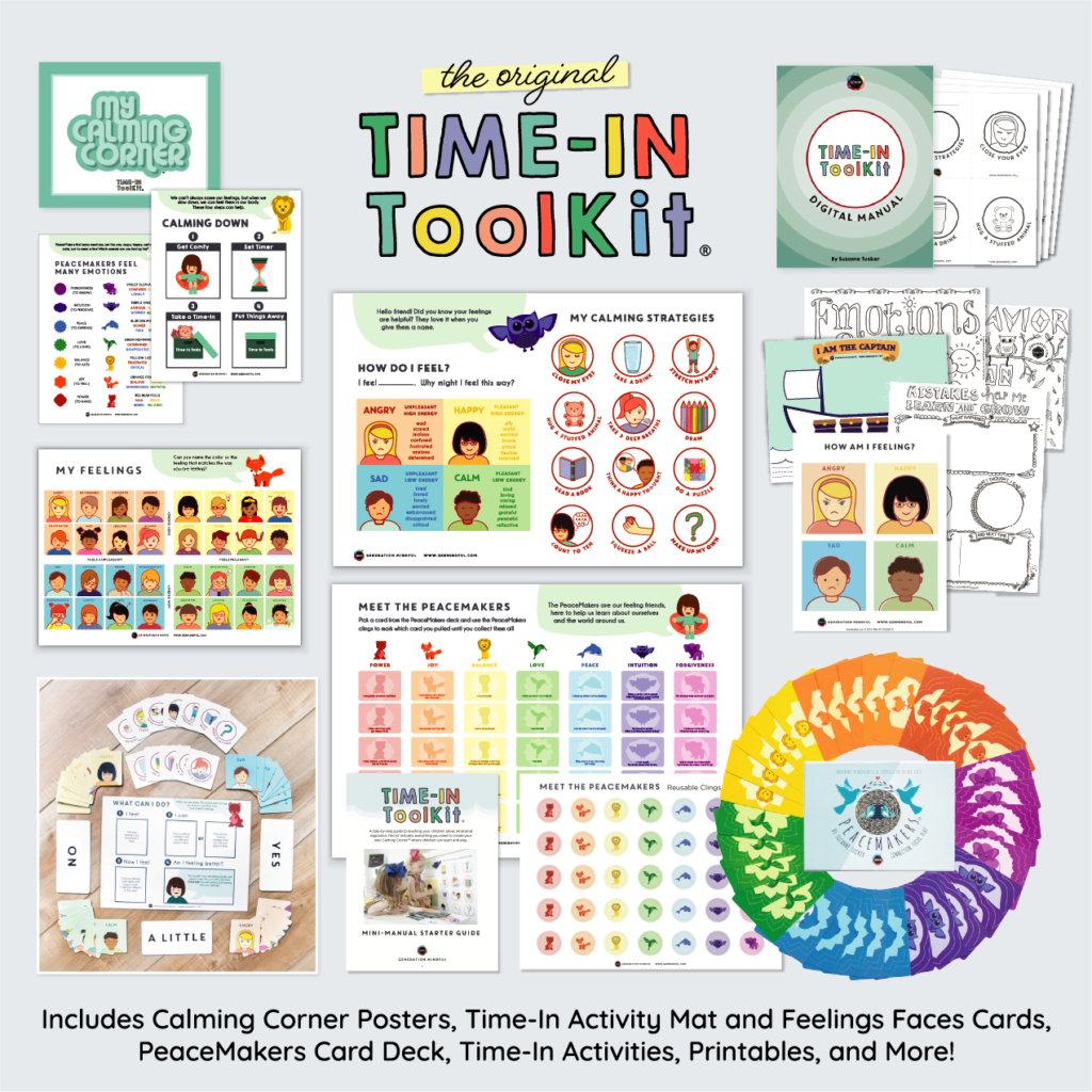 The Time-In ToolKit by Generation Mindful, full contents laid out