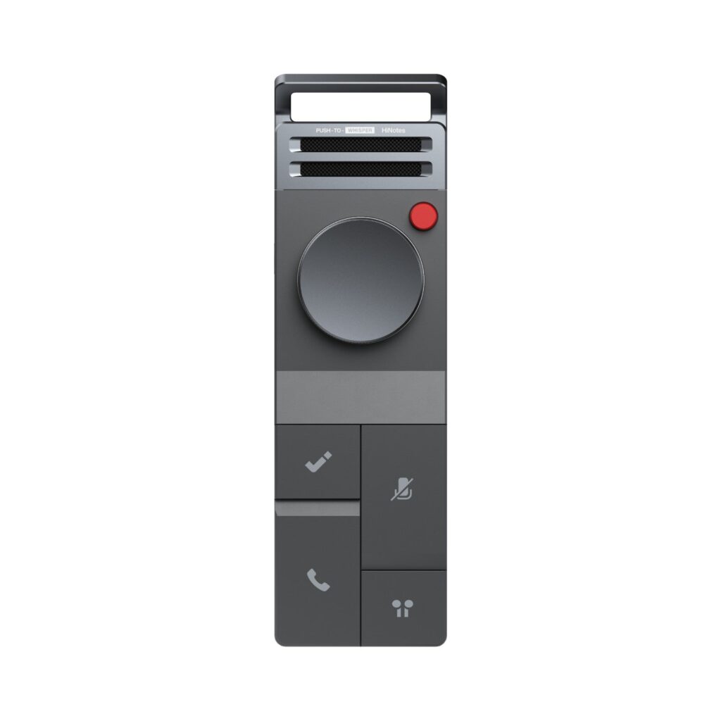 HiDock P1 AI voice recorder in Space Gray