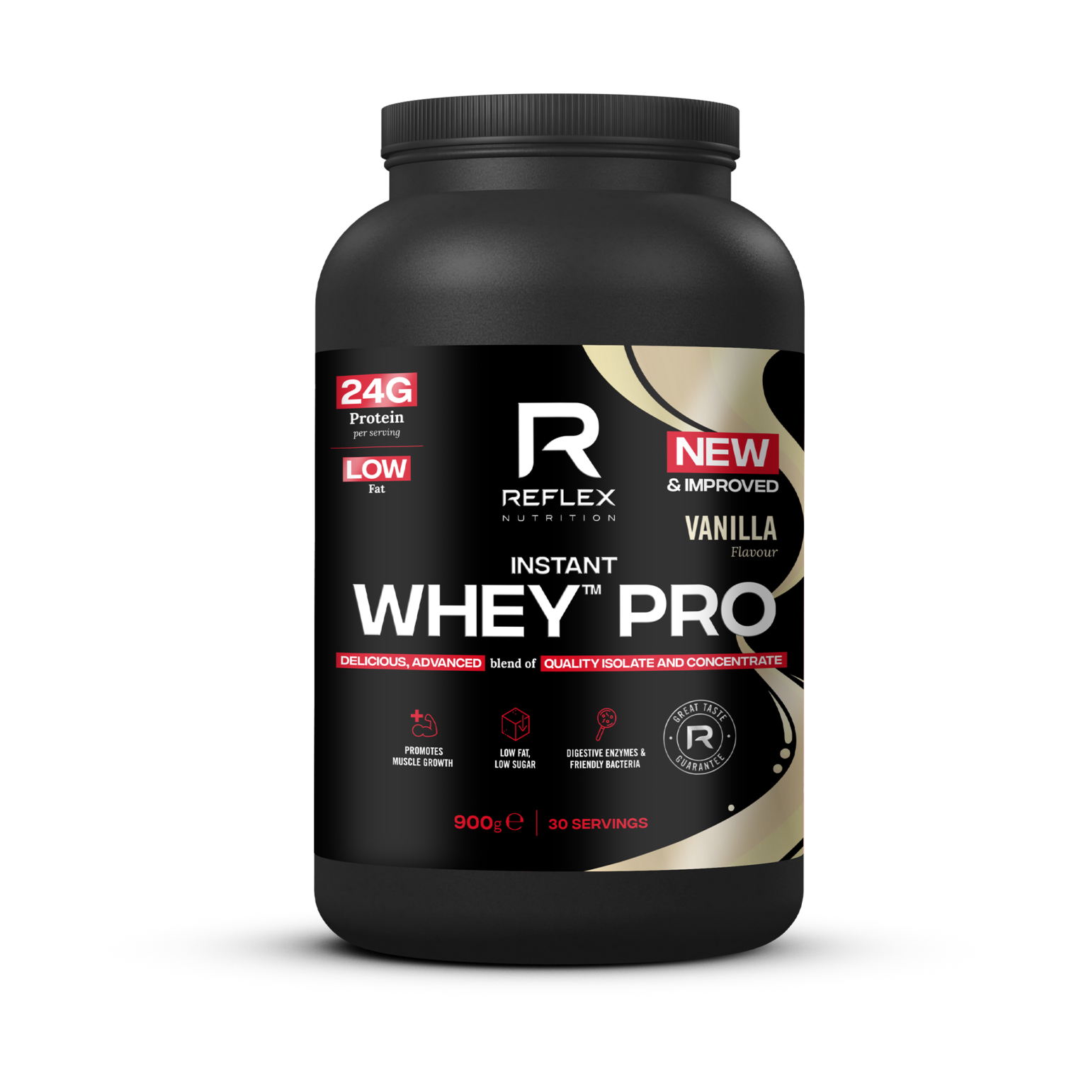 Reflex Nutrition Instant Whey Pro tub, 900g Vanilla