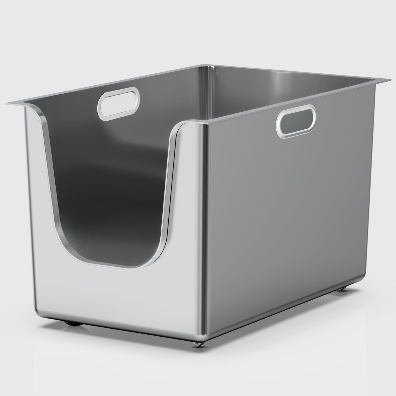 PTLOM 13.7″ High-Sided Front Entry XL Review: What 800+ Cat Owners Really Think PTLOM stainless steel high-sided litter box for multi-cat homes