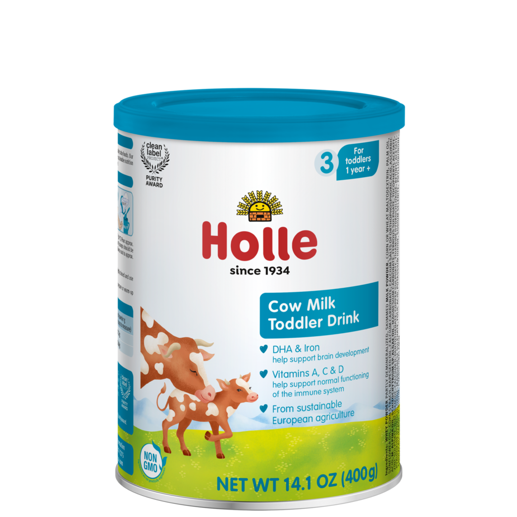 Holle Cow Milk Toddler Drink tin, Stage 3