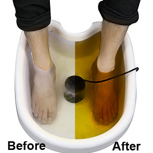 VnioLife ionic foot bath detox machine setup