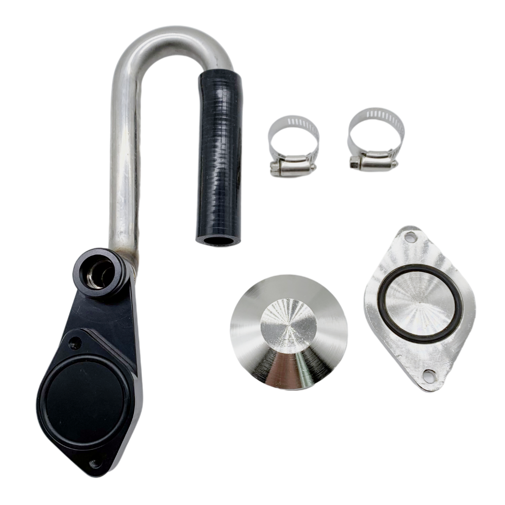EGR Performance 6.0L Powerstroke EGR Delete Kit stainless and billet aluminum components
