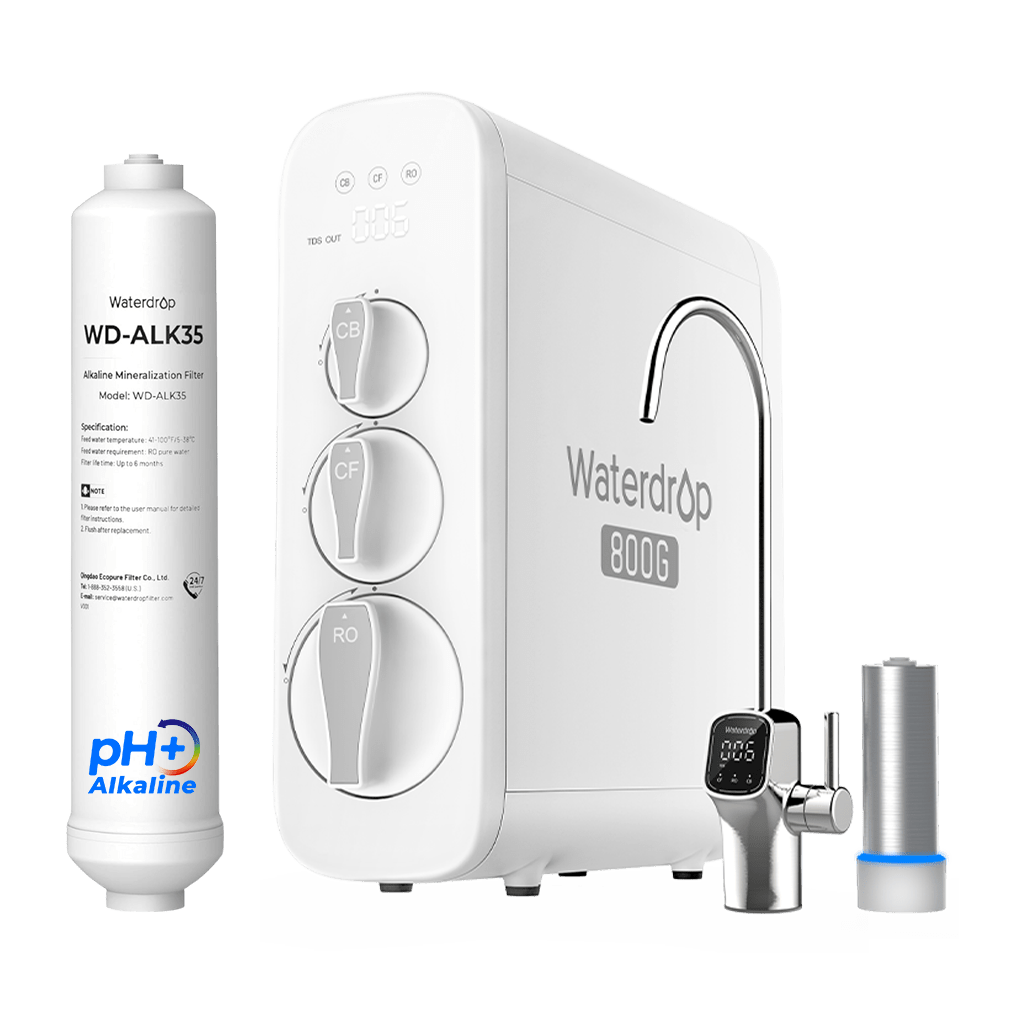 Waterdrop G3P800 reverse osmosis system, the brand's top-reviewed model