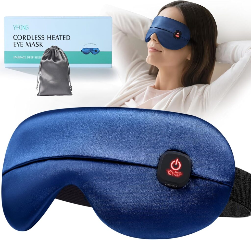YFONG Cordless Heated Eye Mask