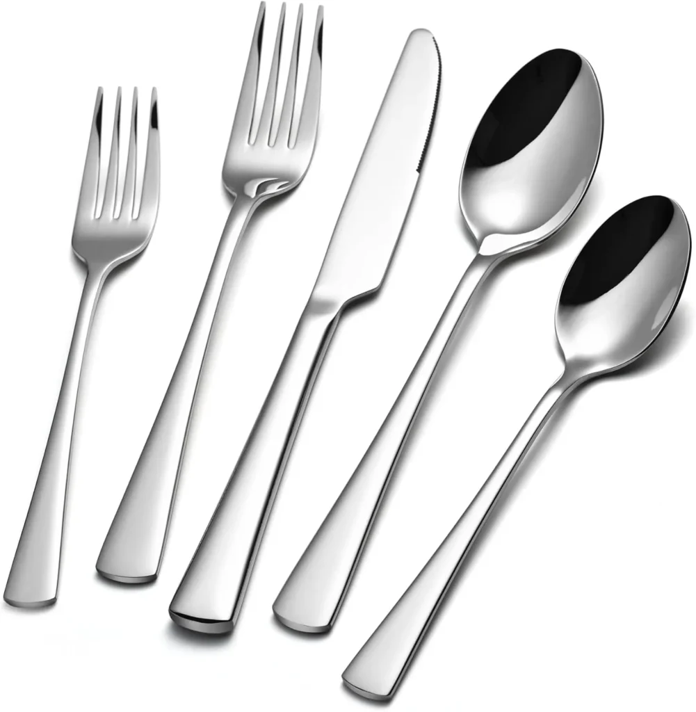 KINGSTONE forged stainless steel flatware set for 8